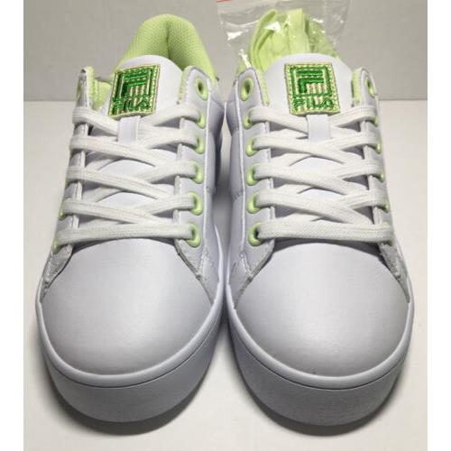 Fila shoes Melona - White, Lime Green Accents 0