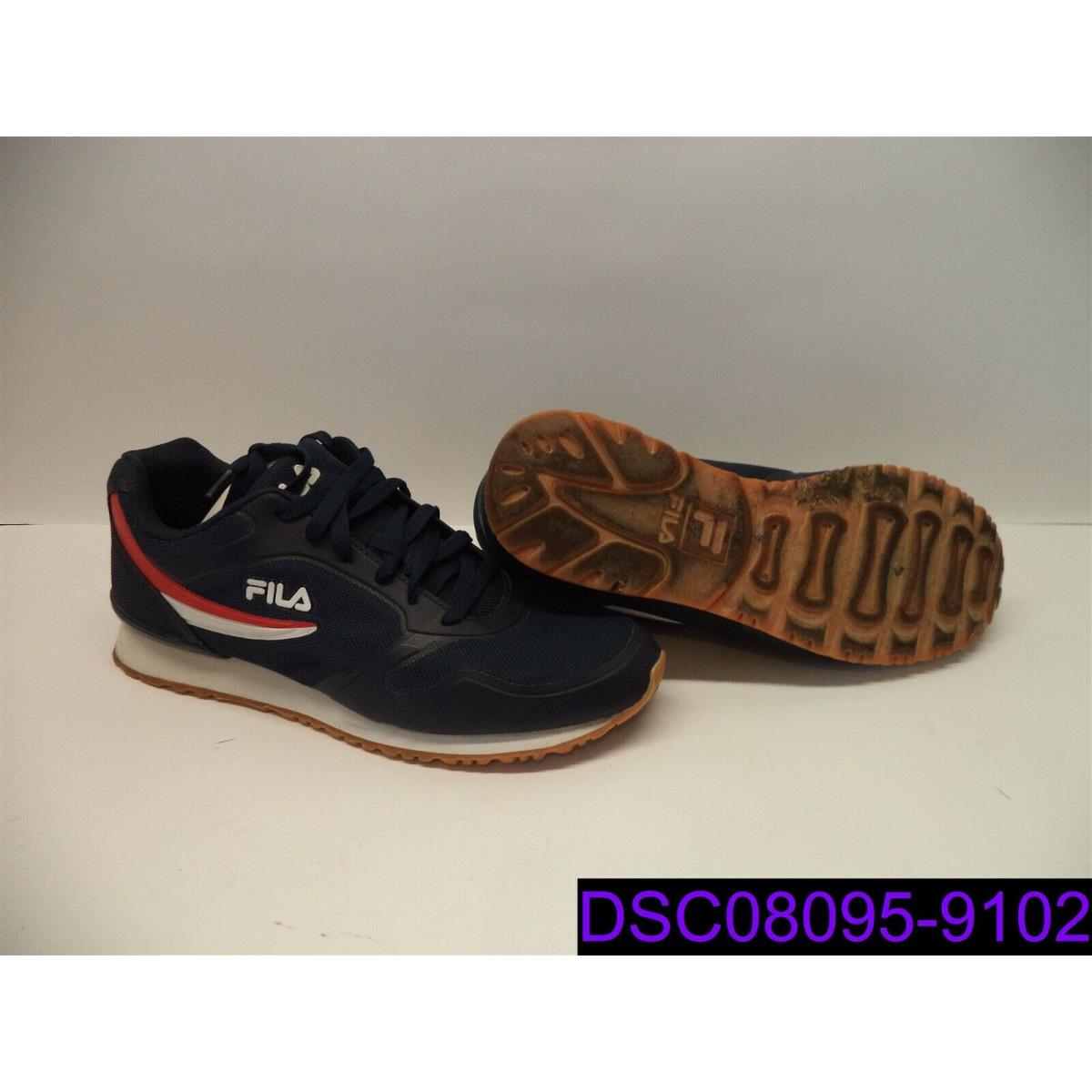 Size 11 Men Shoes Fila Forerunner 18 White/navy/gum Blue 1CM00221-138