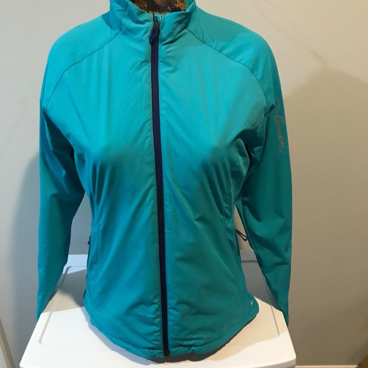 Women`s Salomon Nova Iii Softshell Clima Wind Ski Jacket M Medium Bay Blue