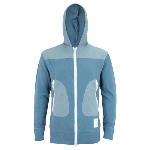 Asics Tiger Men`s Premium Knit Zip Hoodie Color Options Blue