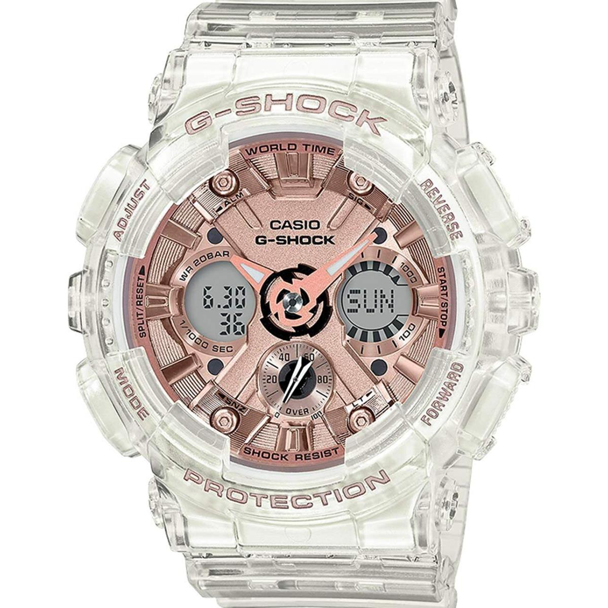 Casio G-shock GMAS120SR-7A S-series Ana-digital Clear / Rose Gold Watch