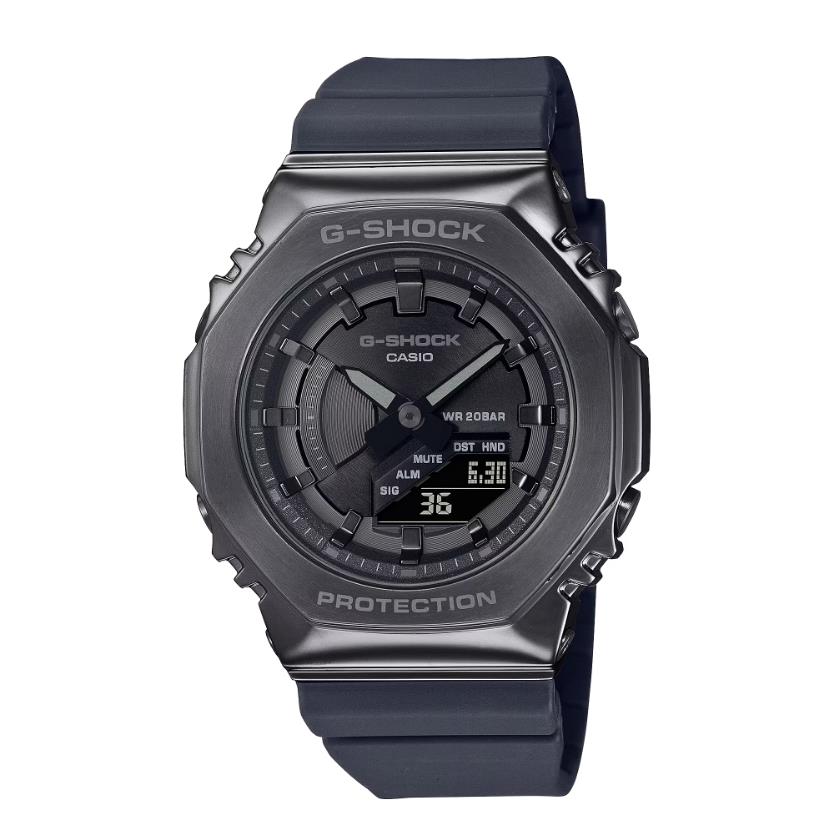Casio G-shock Ana-digi Double Led Black Shock Resistant Watch GMS2100B-8A