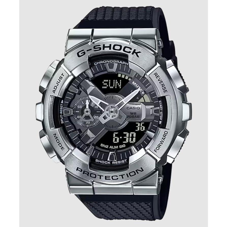 Casio G-shock GM-110-1ADR Metal Face Men`s Digital-analog Wrist Watch