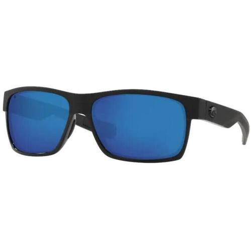 Costa Del Mar Half Moon Polarized Blue Mirrored Black Sunglasses 06S9026 902611