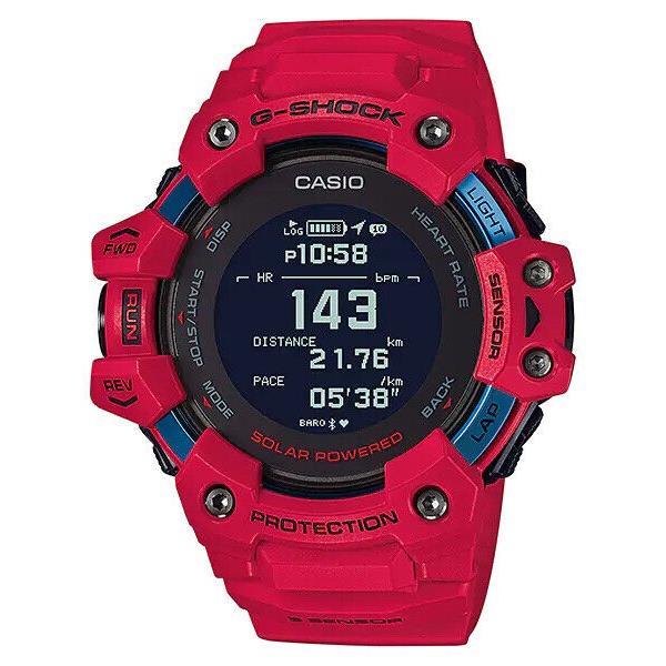 Casio G-shock Move Red Heart Rate Monitor + Gps + Training Watch GBDH1000-4