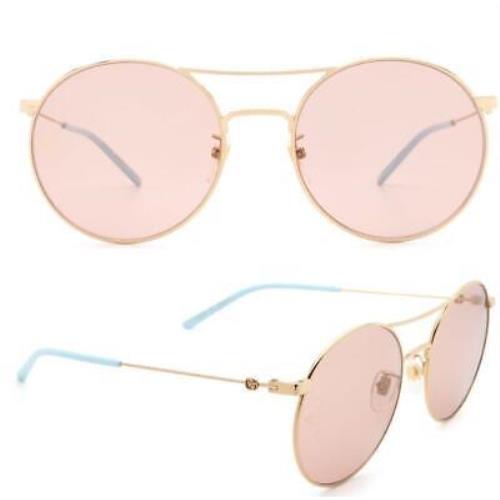 Gucci sunglasses  - Gold Frame, Pink Lens 1