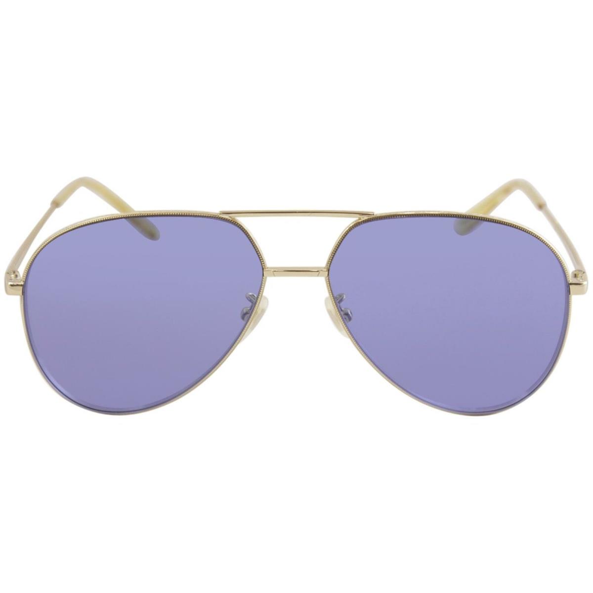 Gucci Men`s GG0356S GG/0356/S 007 Gold Fashion Pilot Sunglasses 61mm