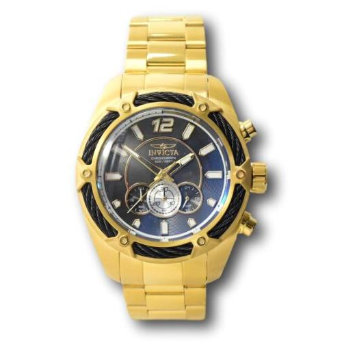 Invicta watch Bolt - Black Dial, Gold Band