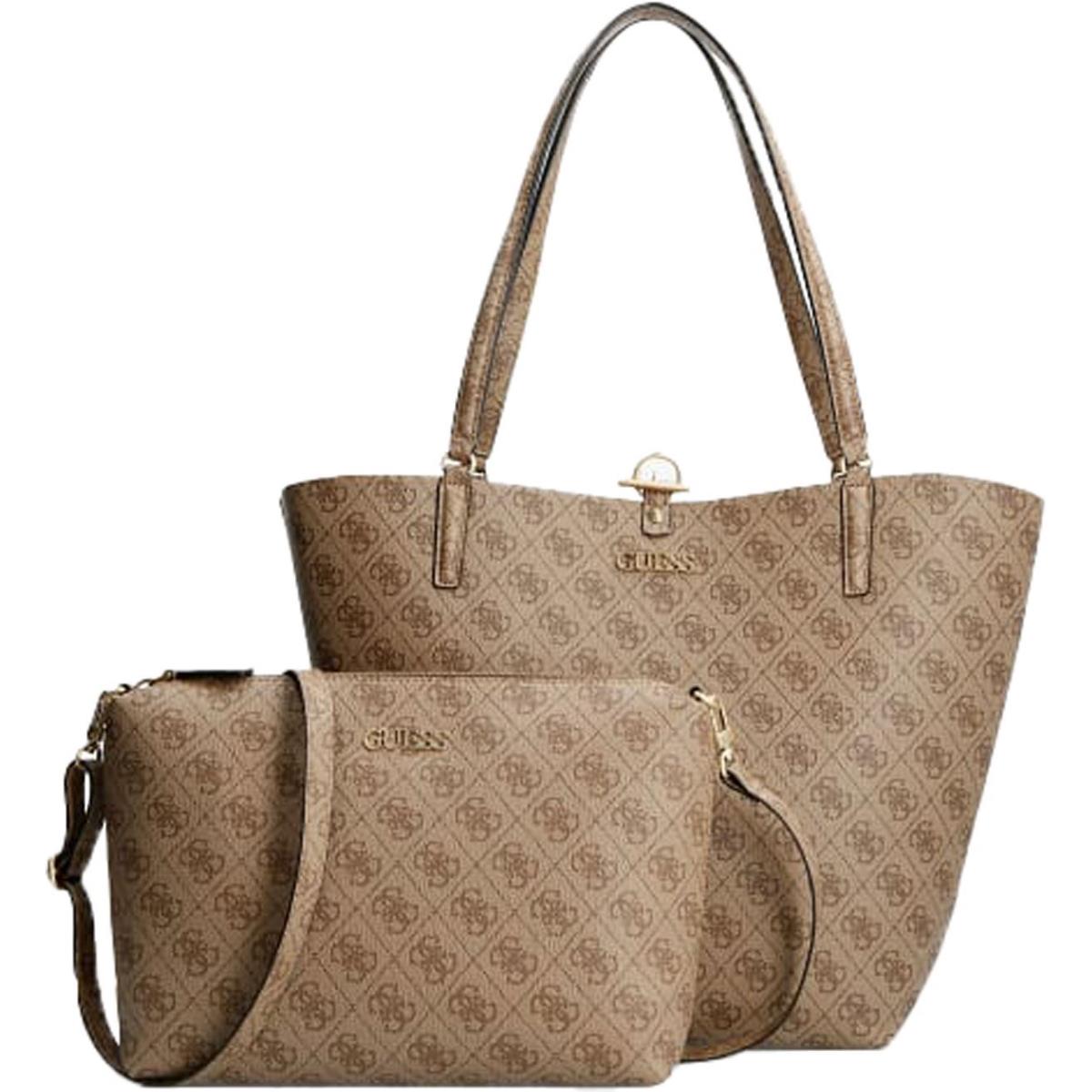 Guess Womens Ss745523 In Lattee Alby Toggle Tote