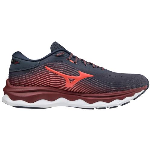 Mizuno Wave Sky 5 J1GD210263 Women`s Running Shoes - INDIAINK/LCORAL/POMEGRAN