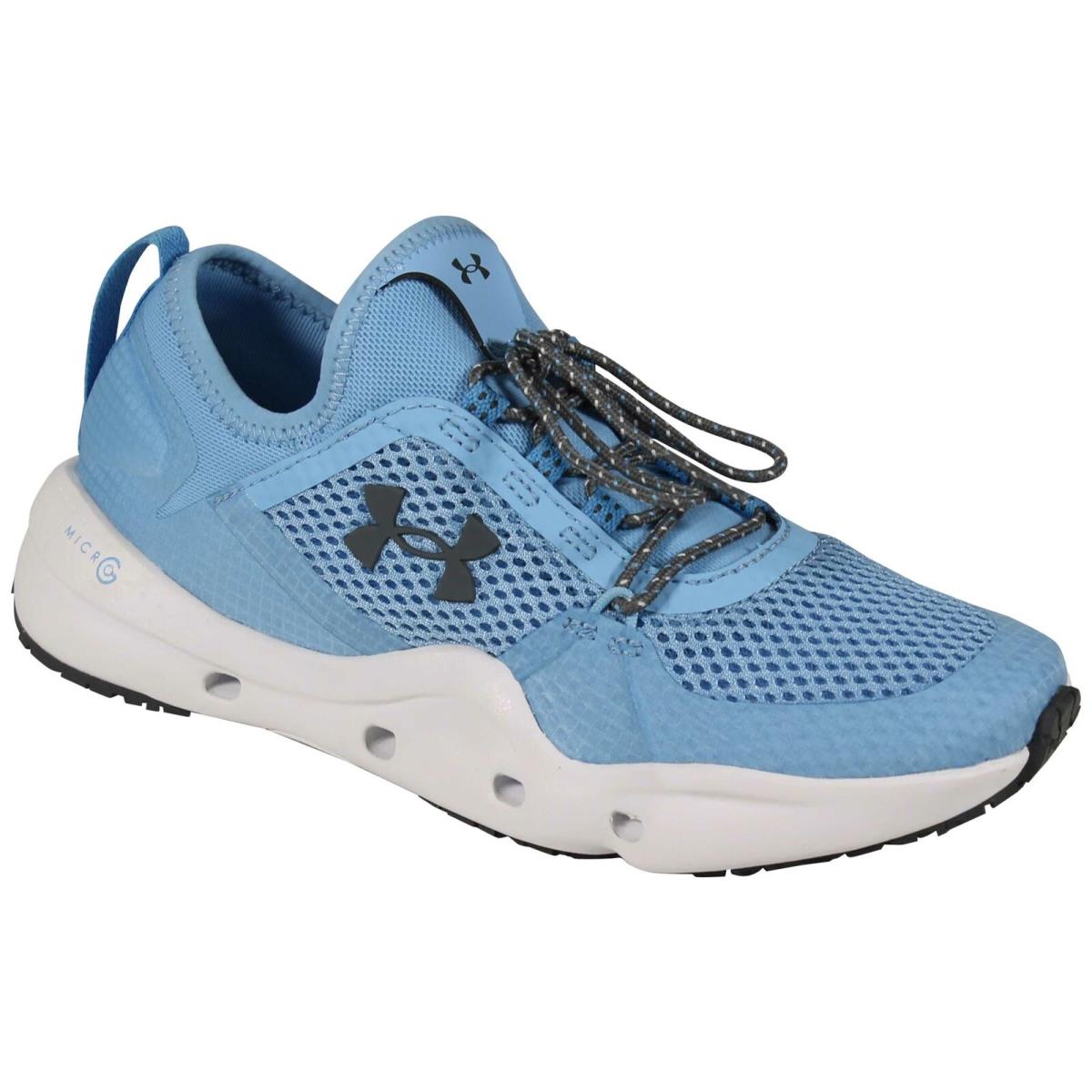 Under Armour Micro G Kilchis Women`s Shoes - Carolina Blue / White