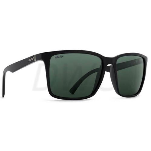 Von Zipper Lesmore Black Gloss / Wildlife Vintage Grey Polar Mens Sunglasses