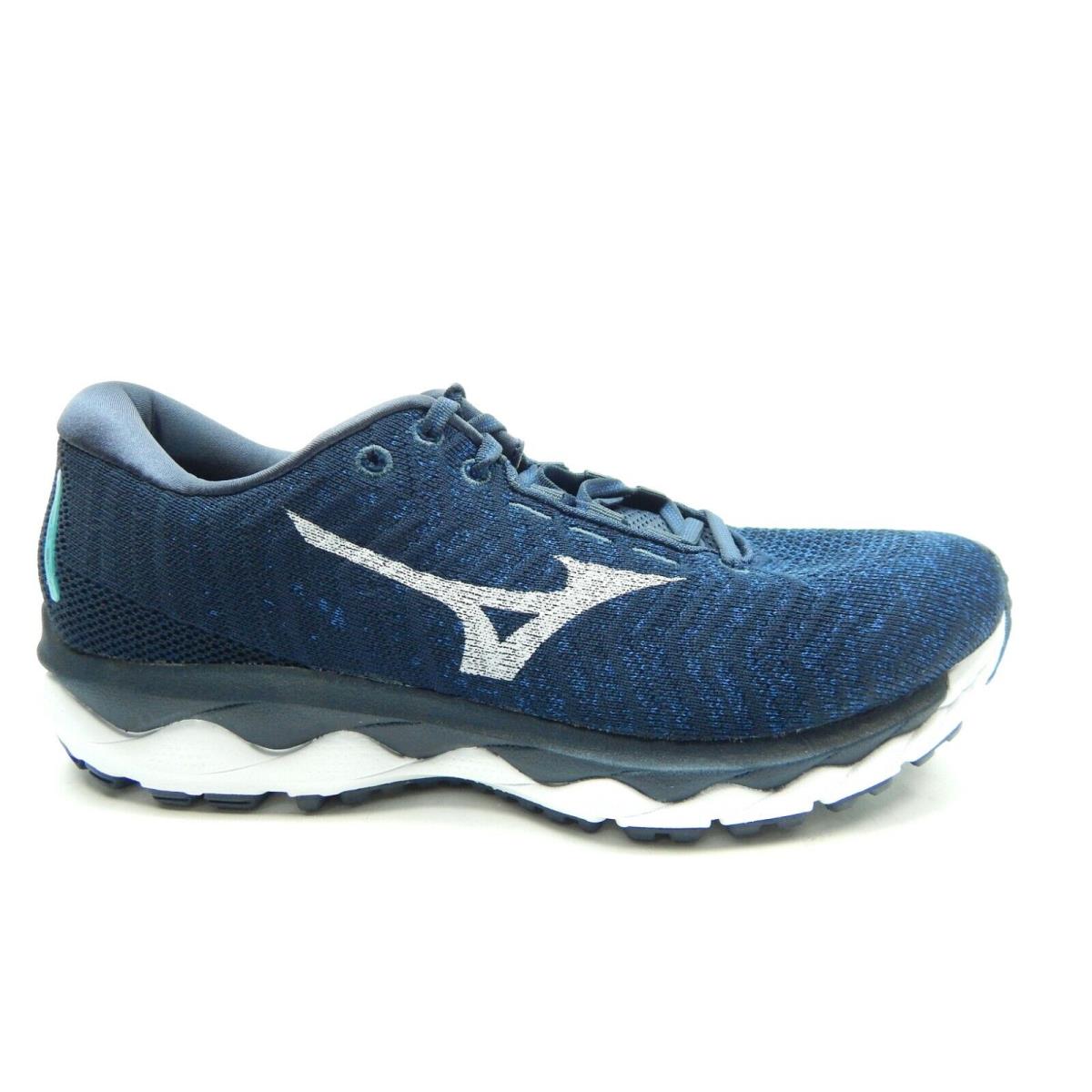 Mizuno Wave Sky Waveknit 3 Tru Blue Nimbus Cloud Athletic Men Shoes Size 10