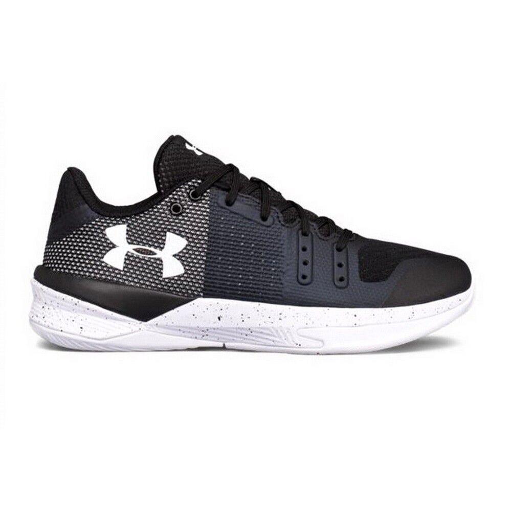 Under Armour UA Women`s Block City Volleyball Shoes Black 1290204 010 Size 6