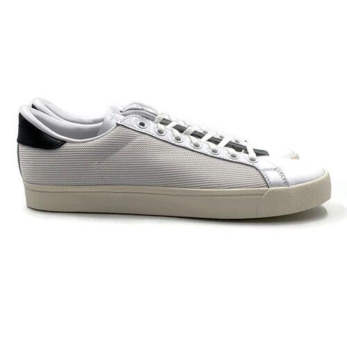 Adidas Rod Laver Vintage Mens Casual Shoe White Black Retro Trainer Sneaker
