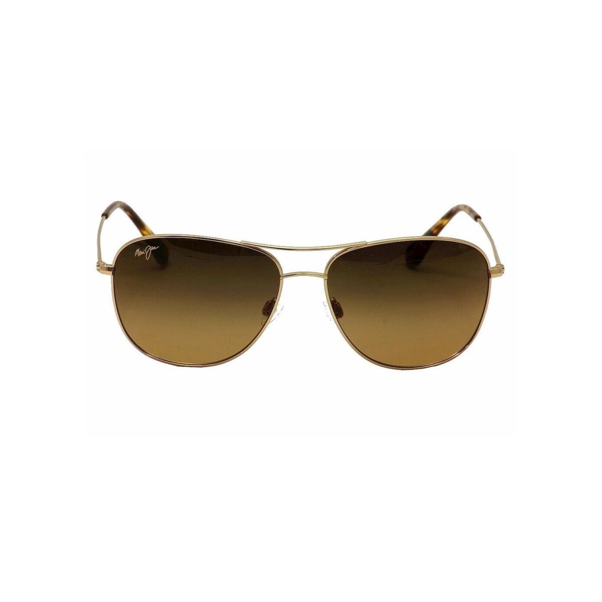 Maui Jim Cliff House Gold Polarized Hcl Bronze Lens Sunglass HS247-16 - Frame: Gold, Lens: Brown