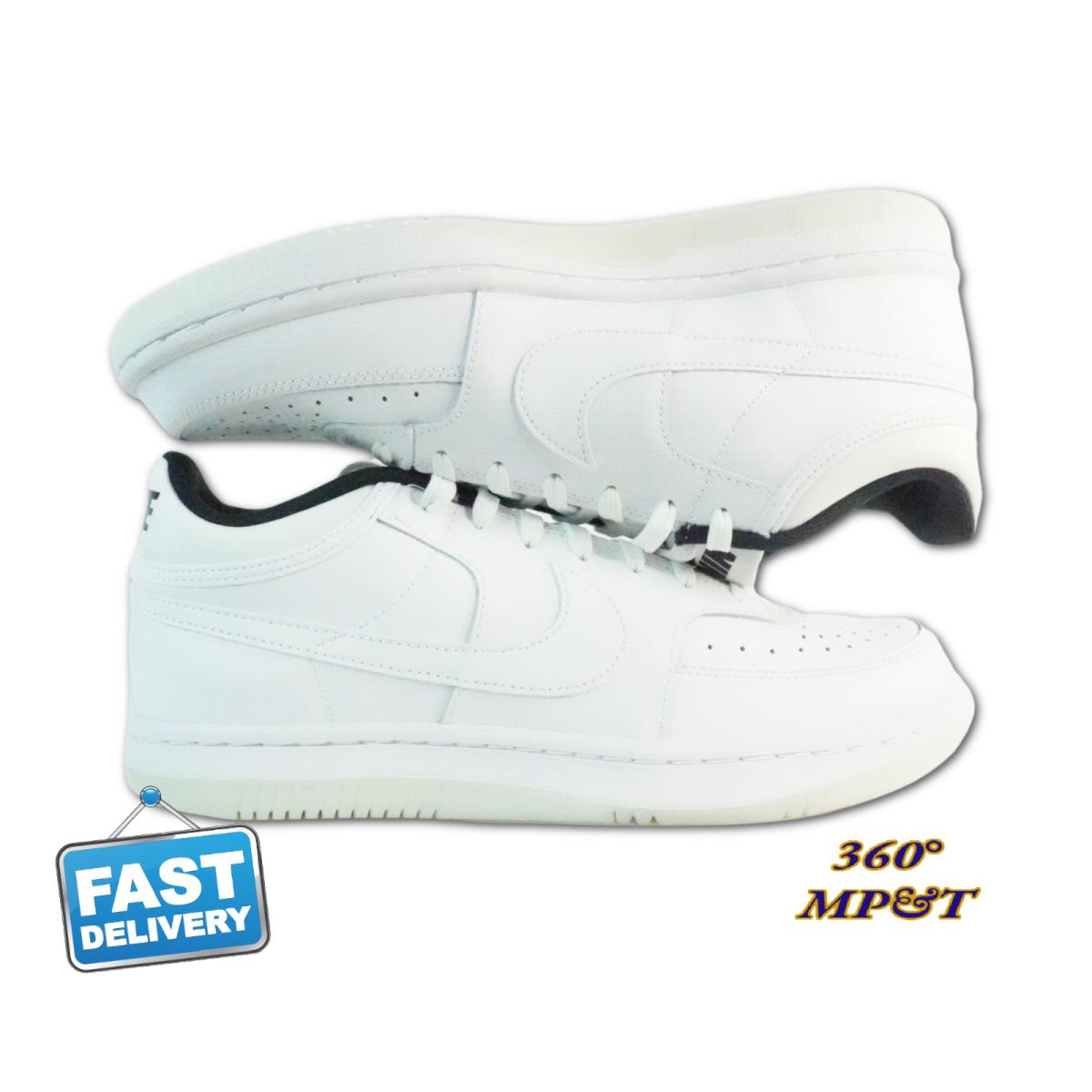 Force Nike Sky 3/4 Men`s Shoes Mens White / Black Leather Ct8448-1 Size 8.5