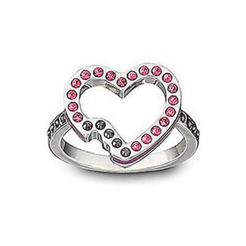 Swarovski Hello Ring Pink Heart Shape XLarge/60/9 -1024617