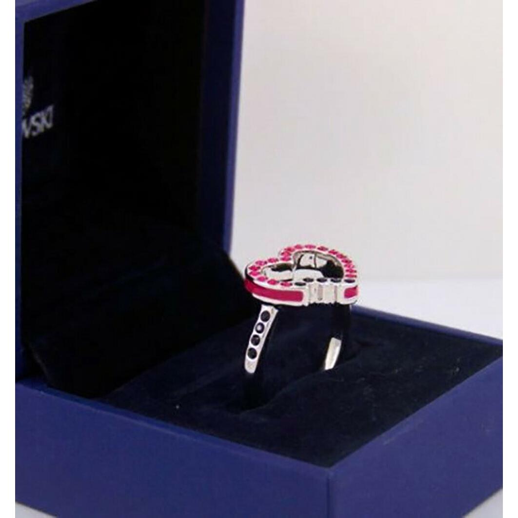 Swarovski Hello Ring Pink Heart Shape XLarge/60/9 -1024617