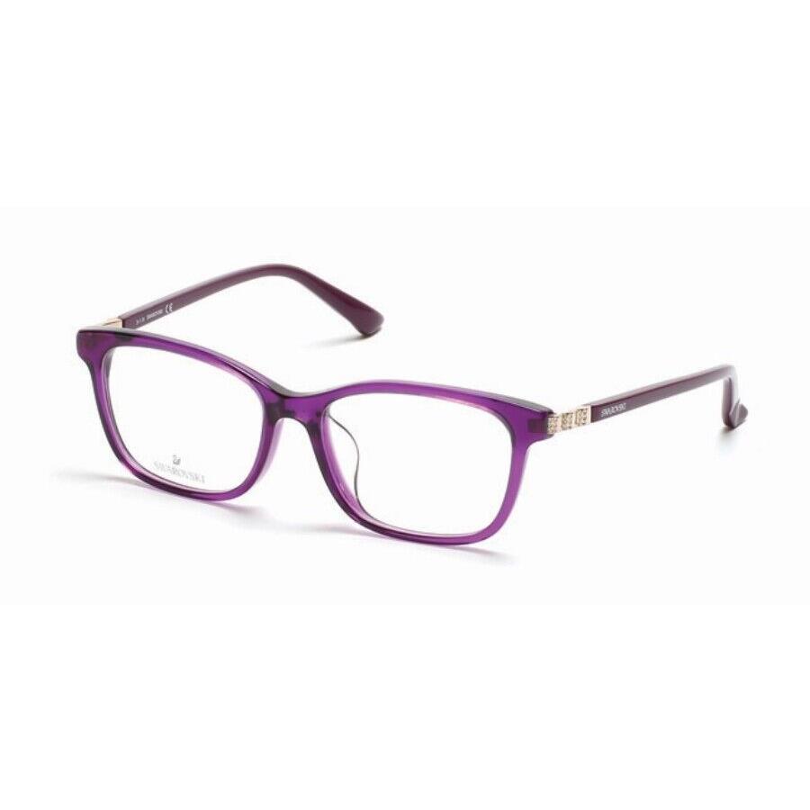 Swarovski SK5233-D 081 Purple Plastic Women Eyeglasses Frame 54-16-140 SW533D RX