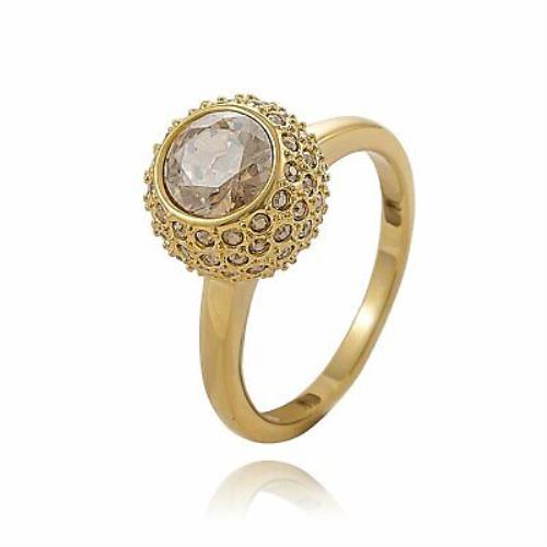 Swarovski Crystal Flirt Ring Gold Plated XLarge/60/9 -1023647