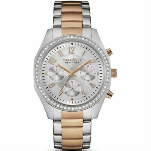 Caravelle by Bulova Women`s 45L148 36mm Silver Dial Stainless Steel Watch