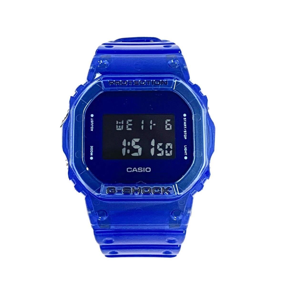 Casio G Shock DW5600SB-2 Transparent Skeleton Blue DW5600SB W Box DW5600