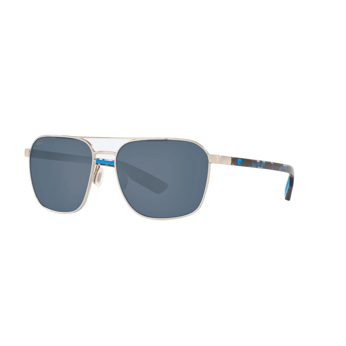 Costa Del Mar Wader Sunglasses - Polarized BrushedSilver/Gray