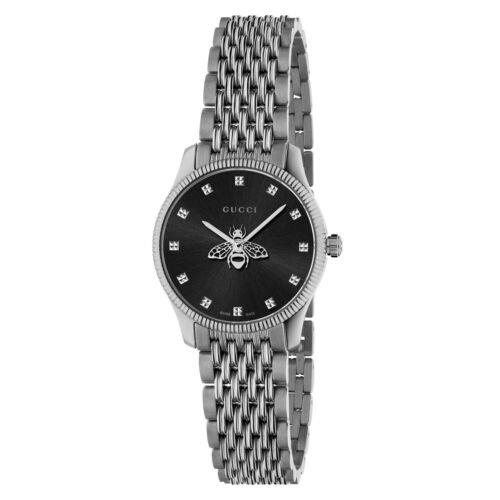 Gucci YA1265020 Women`s G-timeless Black Dial Quartz Watch