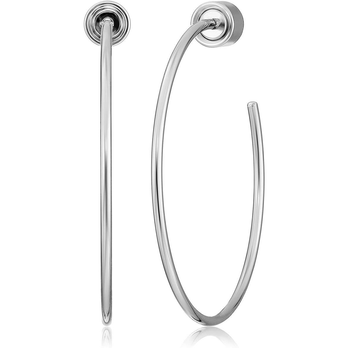 Michael Kors Hoop Earrings MK Cityscape Chains Silver Stainless Steel MKJ4589040
