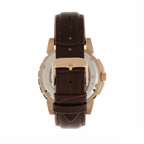 Reign watch Philippe - Black Dial, Brown Band