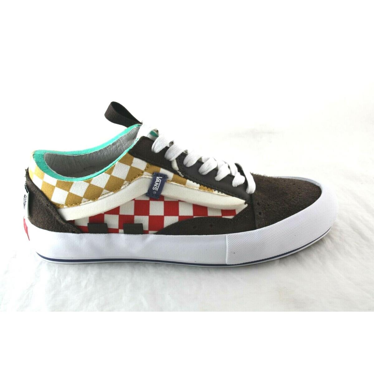 Vans Old Skool Cap LX `regrind` Multi-color Sneakers/shoes VN0A45K1VZT M6.5/W8