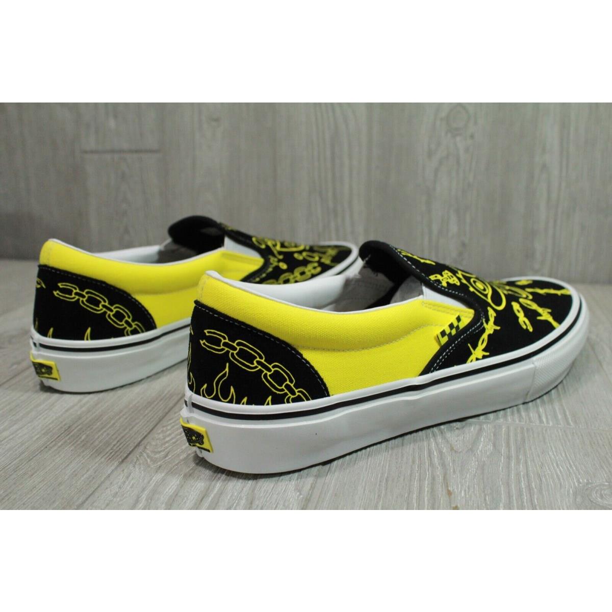 67 Vans x Spongebob Gigliotti Men`s Skate Slip On Shoes Black Yellow Size   | 026787853882 - Vans shoes Spongebob Gigliotti - Black | SporTipTop
