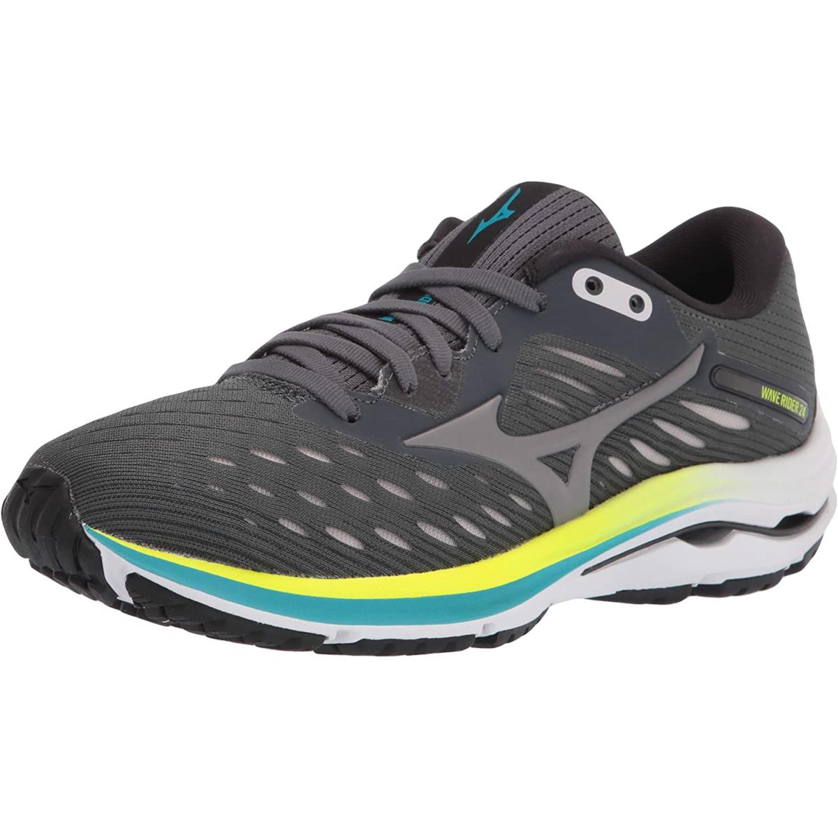 Mizuno Women`s Wave Rider 24 Running Shoe Castlerock-phantom