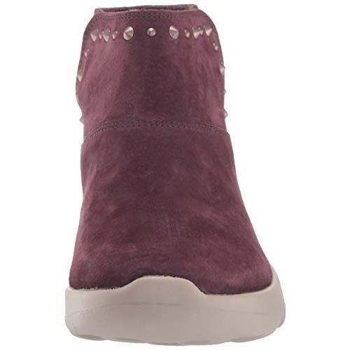 skechers burgundy boots