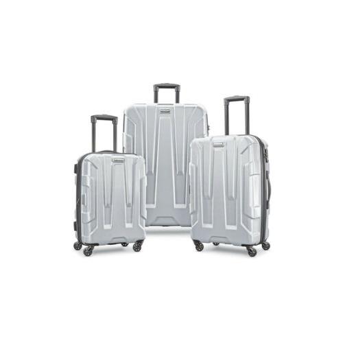 Samsonite Centric Hardside Expandable Luggage with Spinner Wheels Silver 3PC