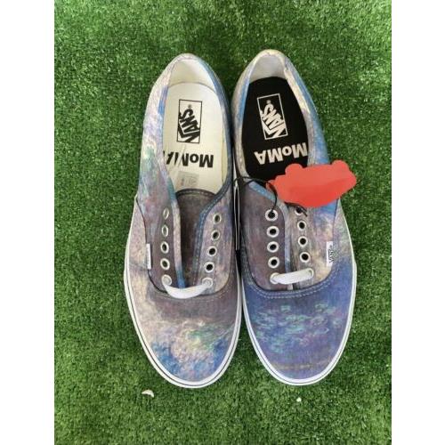 Vans Authentic Moma Claude Monet Water Lilies Special Edition Size 7.5/9