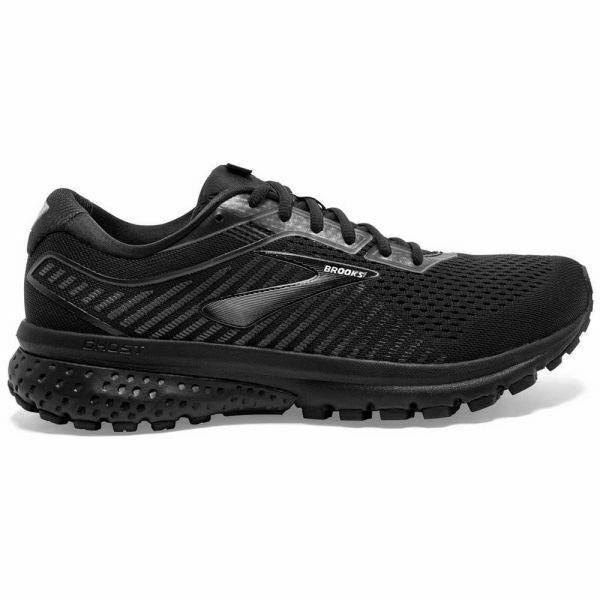 Brooks Mens Ghost 12 1103164E040 Black/grey Running Shoes Size 10 4E /extra Wide