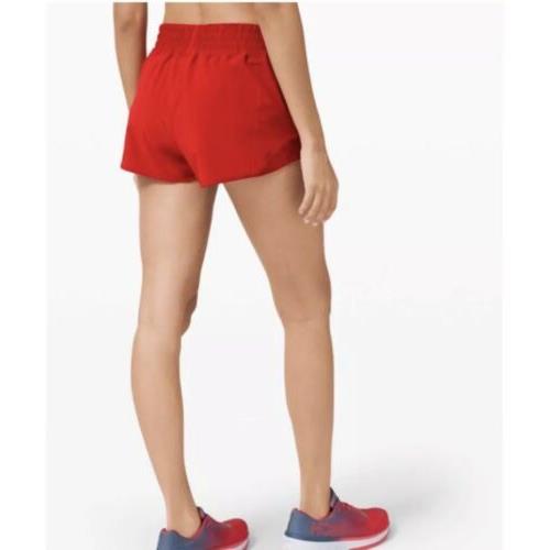 lululemon red shorts