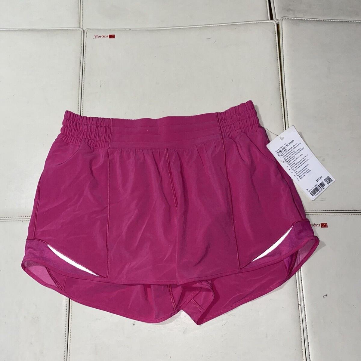 lululemon size 4 tall shorts