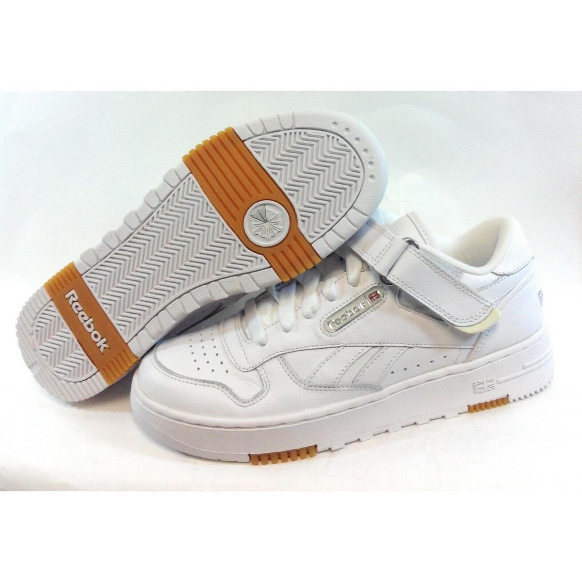 Mens Reebok Classic Leather BB Low Strap White Vintage Deadstock Sneakers Shoes