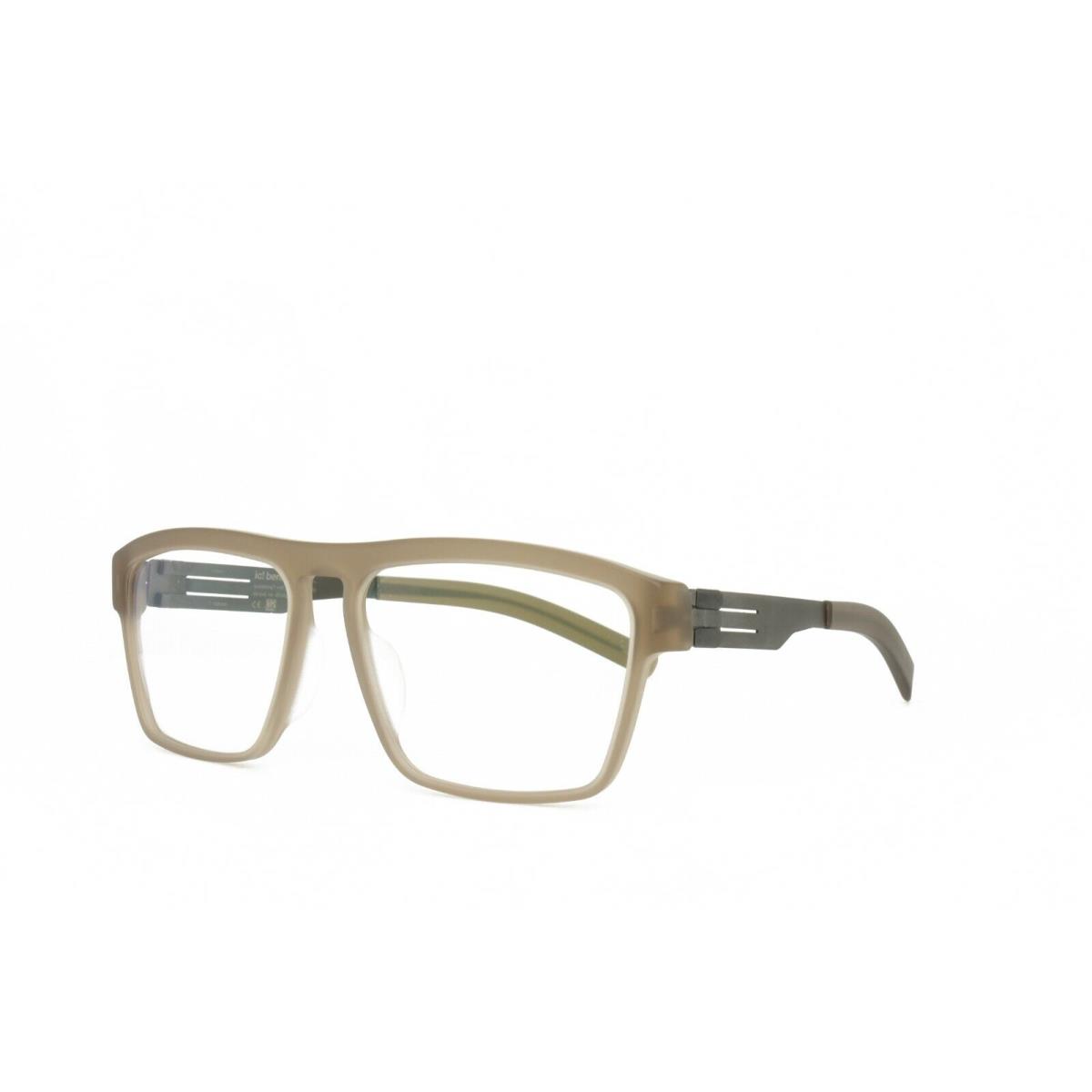 iC Berlin Eyeglasses Franck C. East Graphite Walnut Matte 56-17-145 Asian Fit