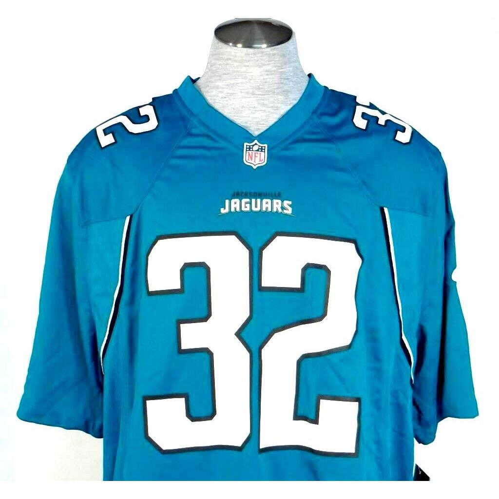 Nike Nfl Jacksonville Jaguars Jones Drew 32 Short Sleeve Football Jersey Men