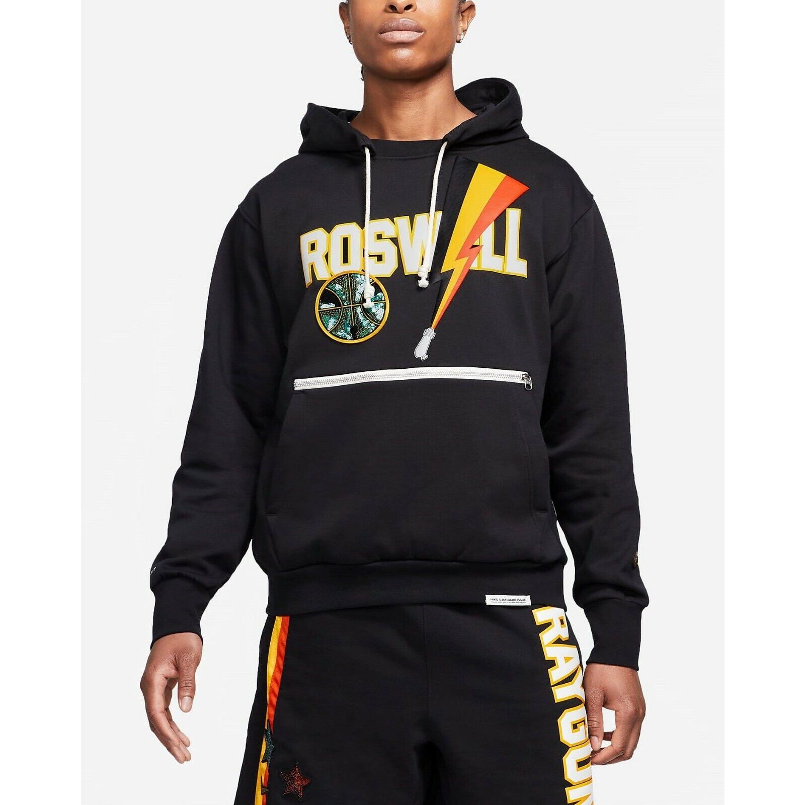 Nike Men`s Dri-fit Rayguns Premium Basketball Hoodie Black CV1933-010 f