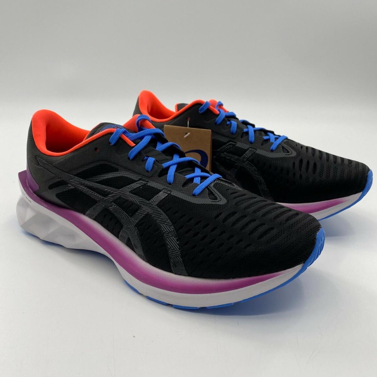 Asics Women`s Novablast Running Shoes Back/purple/orange 1012A584-001 Size 11
