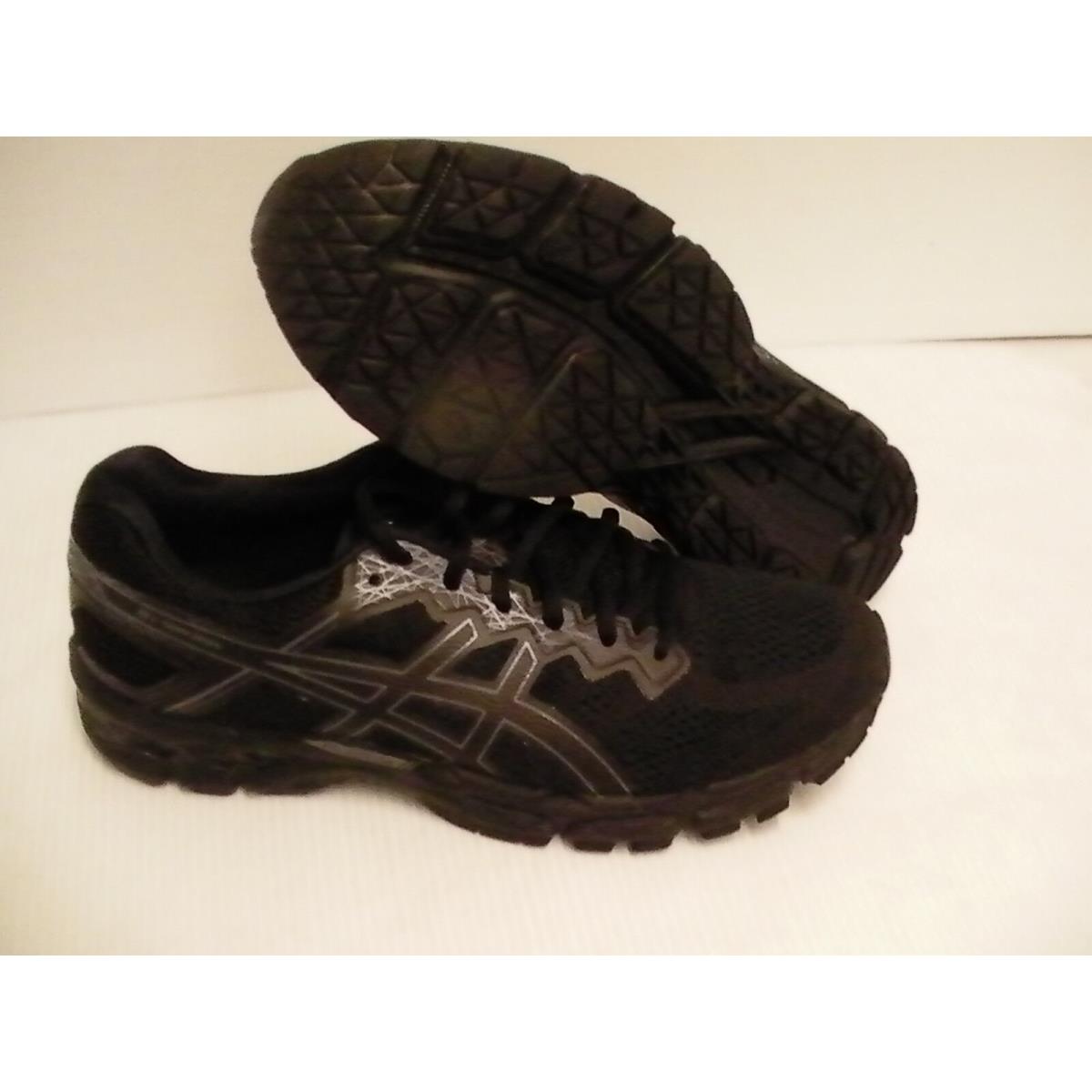 Asics Men`s Gel Superion Running Shoes Black Dark Grey Size 10 us