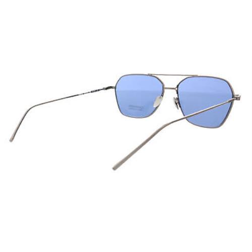Calvin Klein sunglasses  - Dark Gunmetal , Dark Gunmetal Frame, Blue Lens 3