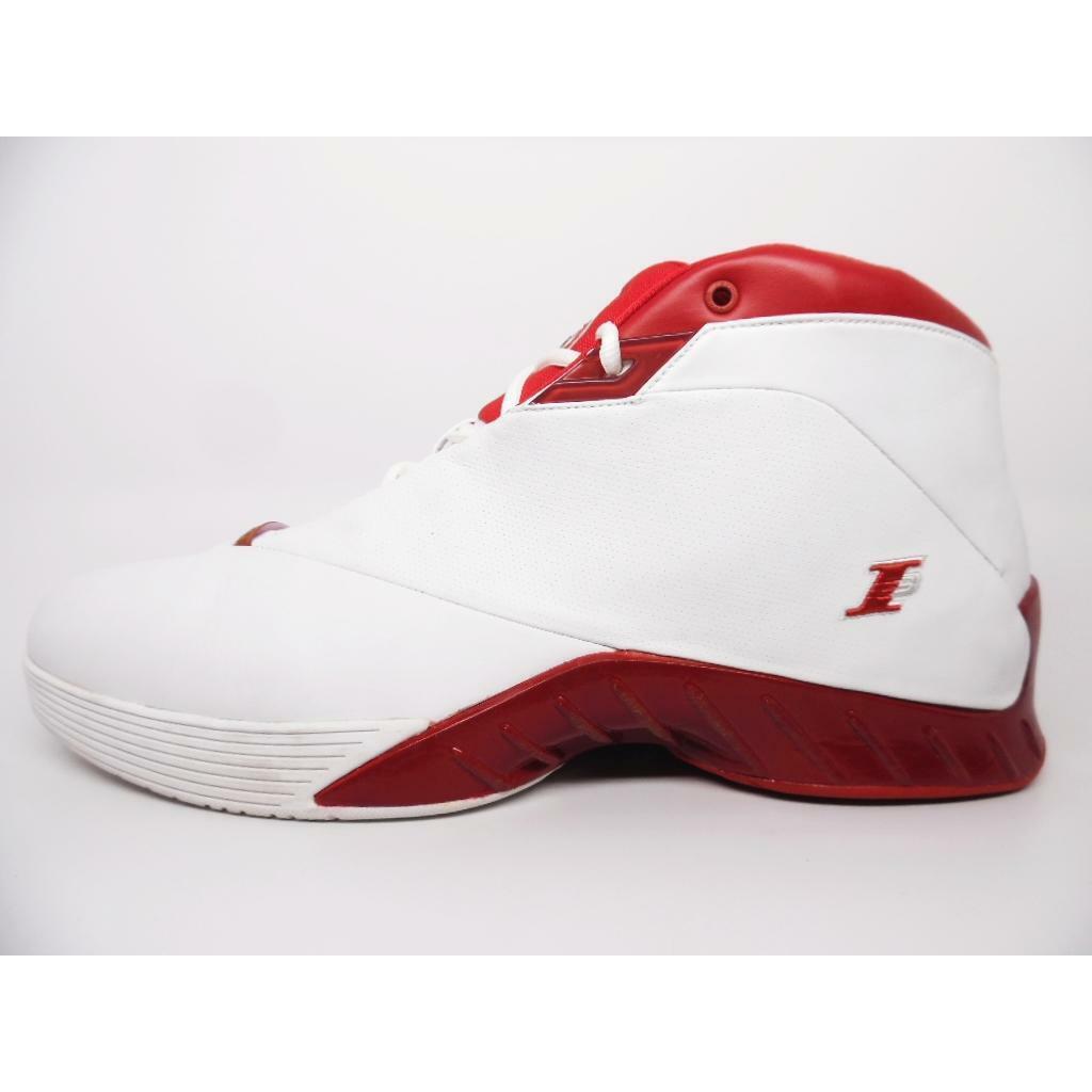 Reebok Team I3 Playoff II Men`s Basketball Shoes White/red 4-99656A Size 18
