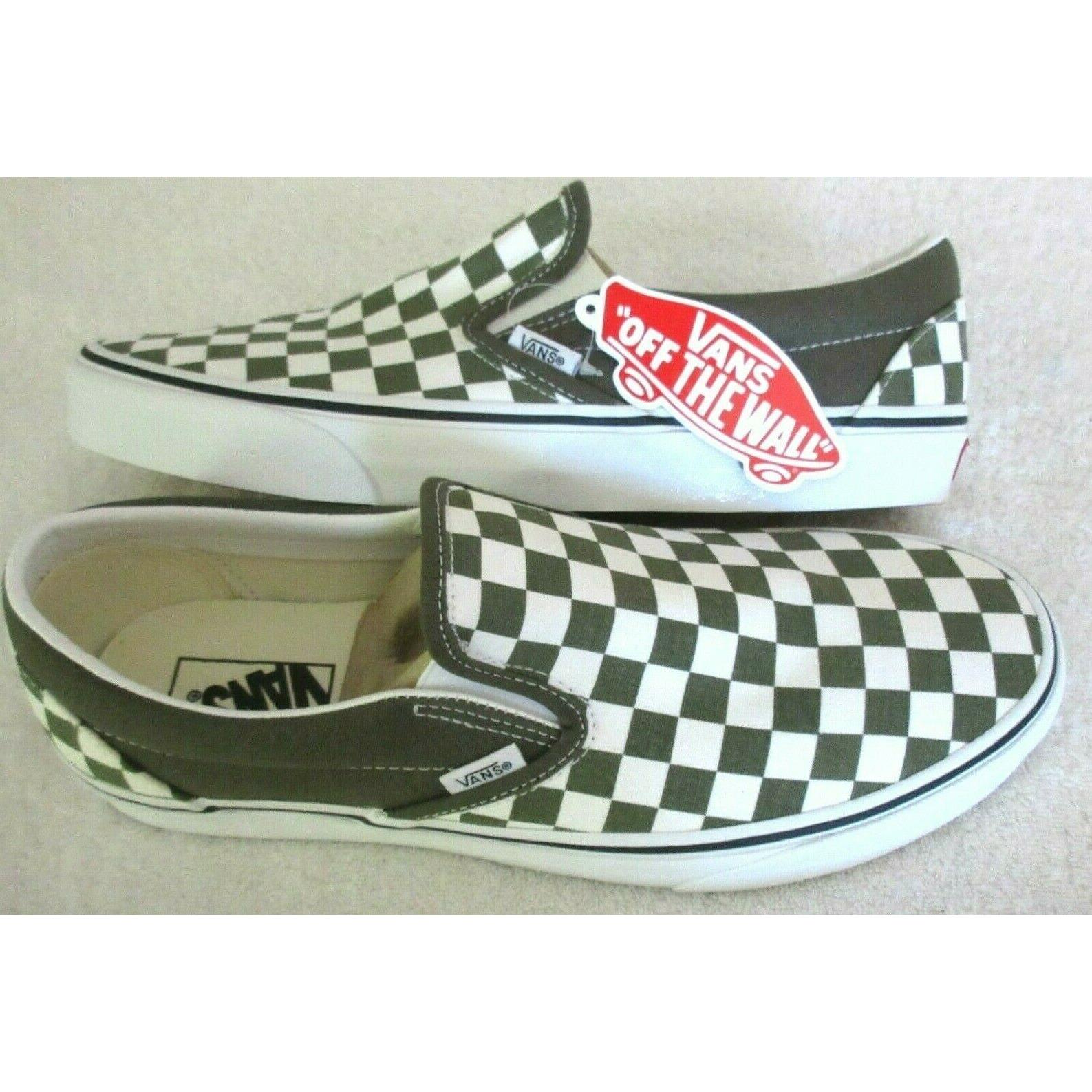 jual vans checkerboard slip on second