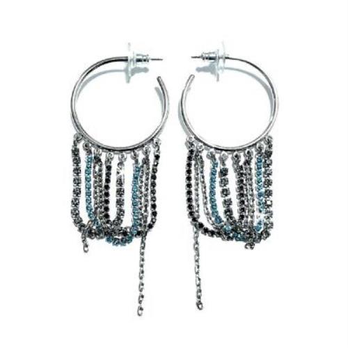 Swarovski Crystal Pierced Hoop Earrings Drama -910877